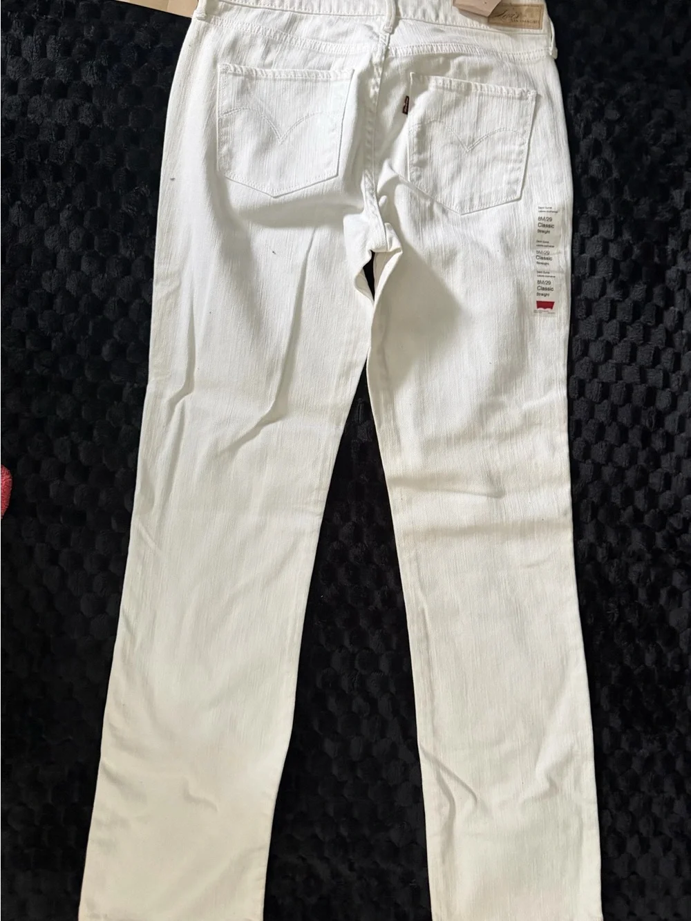 Levi's women’s Straight Leg Jeans in White